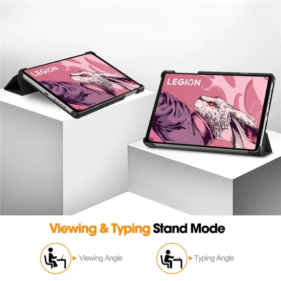 Калъф за таблет Lenovo Legion Tab Gen 3 - Techsuit FoldPro - Черен