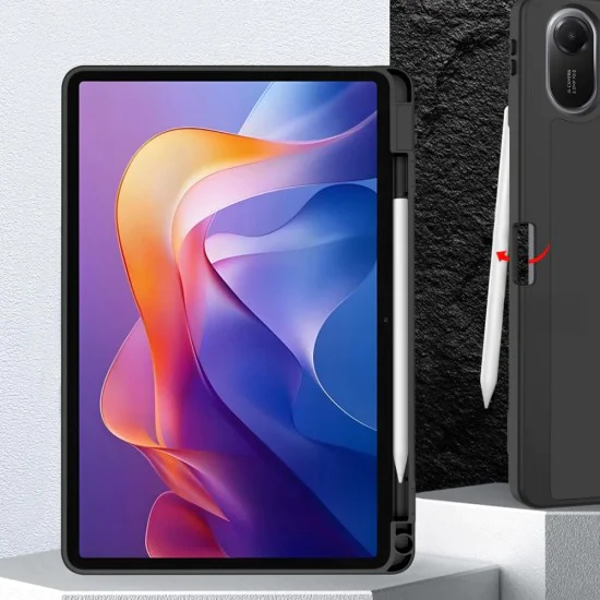Калъф за таблет Samsung Galaxy Tab A11 / A9 - Techsuit Flex Trifold с държач за писалка - Лилав