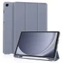 Калъф за таблет Samsung Galaxy Tab A11 / A9 - Techsuit Flex Trifold с държач за писалка - Лилав