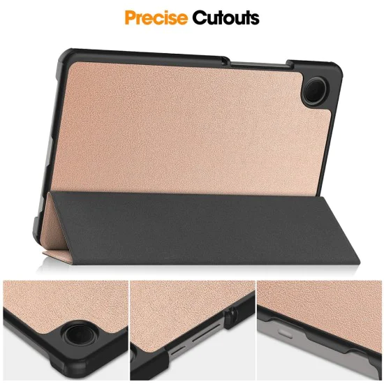 Калъф за таблет Samsung Galaxy Tab A11 / A9 - Techsuit FoldPro - Розово злато