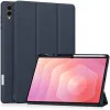Калъф за таблет Samsung Galaxy Tab S11 Ultra - Techsuit Flex Trifold с държач за писалка - Тъмносин