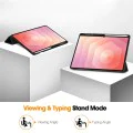 Калъф за таблет Samsung Galaxy Tab S11 Ultra - Techsuit Flex Trifold с държач за писалка - Тъмносин