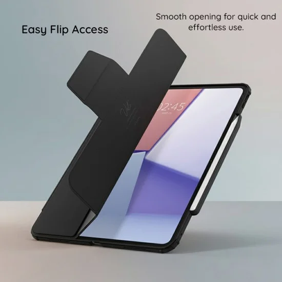 Калъф за таблет за Samsung Galaxy Tab S12 Plus Air Skin Pro (ACS11823) - Spigen - Черен
