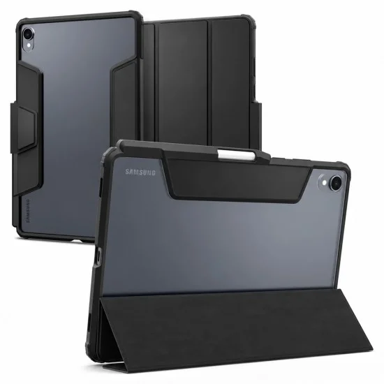 Калъф за таблет за Samsung Galaxy Tab S12 Plus Ultra Hybrid Pro (ACS11825) - Spigen - Черен