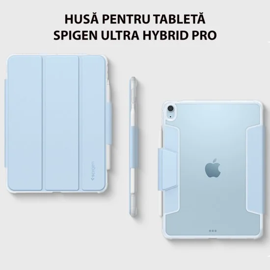 Калъф за таблет за Samsung Galaxy Tab S12 Plus Ultra Hybrid Pro (ACS11826) - Spigen - Сив