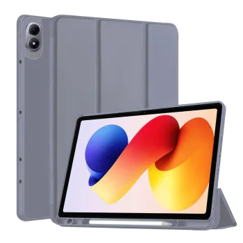 Калъф за таблет Xiaomi Redmi Pad 2 Pro - Techsuit Flex Trifold с държач за писалка - Лилав