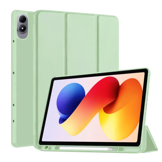 Калъф за таблет Xiaomi Redmi Pad 2 Pro - Techsuit Flex Trifold с държач за писалка - Матча