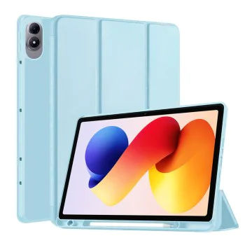 Калъф за таблет Xiaomi Redmi Pad 2 Pro - Techsuit Flex Trifold с държач за писалка - Небесносин