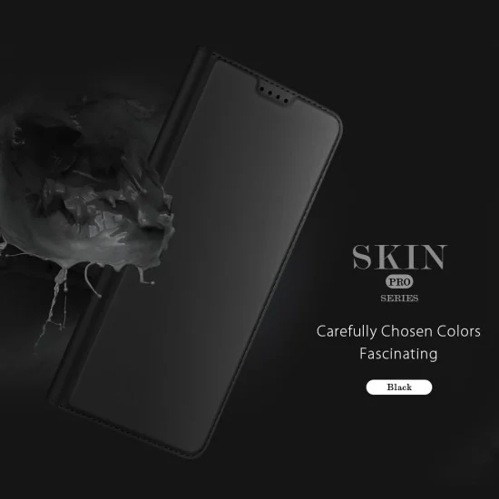 Калъф тефтер Dux Ducis Skin Pro - Honor 600 Lite - Черен