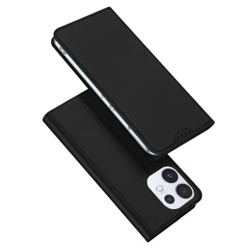 Калъф тефтер Dux Ducis Skin Pro - Oppo Reno16 / Oppo Reno16 Pro - Черен