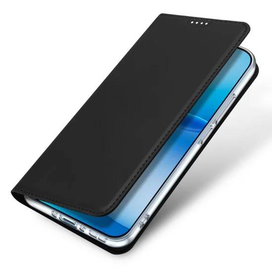 Калъф тефтер Dux Ducis Skin Pro - Oppo Reno16 / Oppo Reno16 Pro - Черен