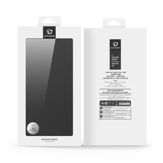 Калъф тефтер Dux Ducis Skin Pro - Xiaomi 17 Ultra - Черен