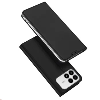 Калъф тефтер Dux Ducis Skin Pro - Xiaomi Poco F8 Pro - Черен