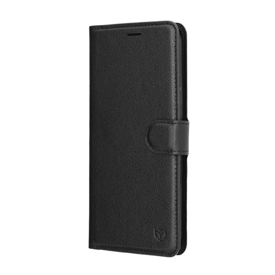Калъф тефтер – Honor Magic8 Pro – Techsuit Leather Folio – Черен