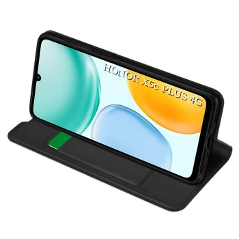 Калъф тефтер – Honor X5c Plus – Techsuit Magskin Book – Черен