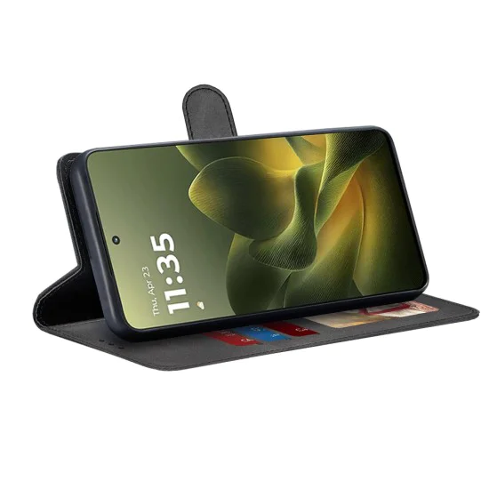 Калъф тефтер – Motorola Edge 70 – Techsuit Diary Book – Черен