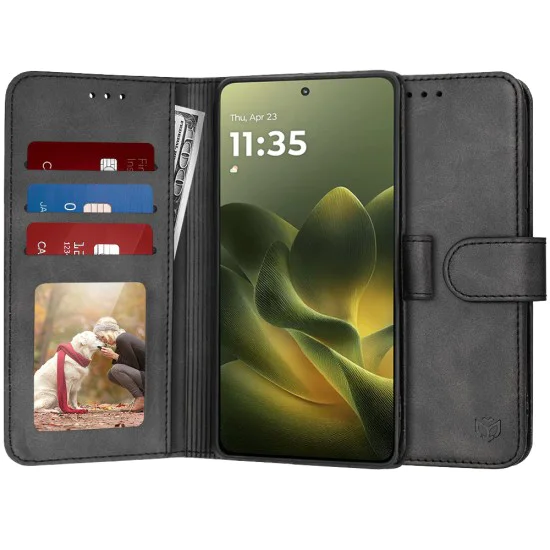 Калъф тефтер – Motorola Edge 70 – Techsuit Diary Book – Черен