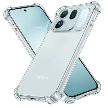 Калъф за телефон за Oppo Find X10 Shockproof Clear Silicone - Techsuit - Прозрачен