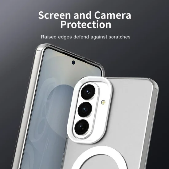 Калъф за телефон за Samsung Galaxy S26 FE CandyCase MagSafe - Techsuit - Бял