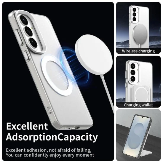 Калъф за телефон за Samsung Galaxy S26 FE CandyCase MagSafe - Techsuit - Бял