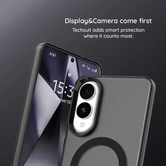 Калъф за телефон за Samsung Galaxy S26 FE CandyCase MagSafe - Techsuit - Бял