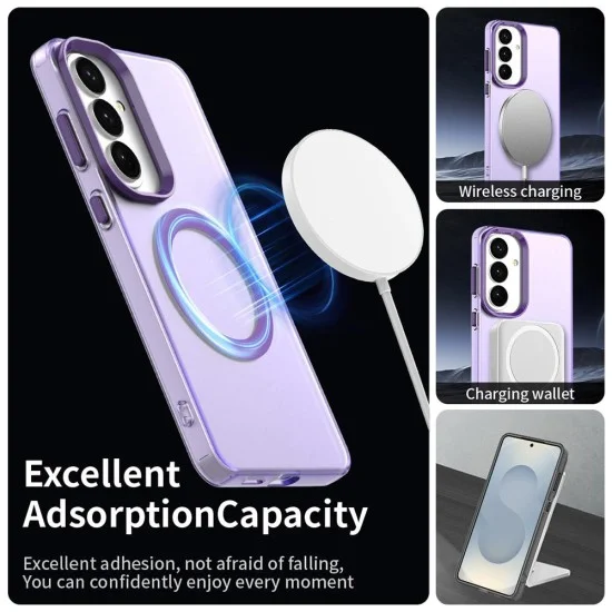 Калъф за телефон за Samsung Galaxy S26 FE CandyCase MagSafe - Techsuit - Лилав