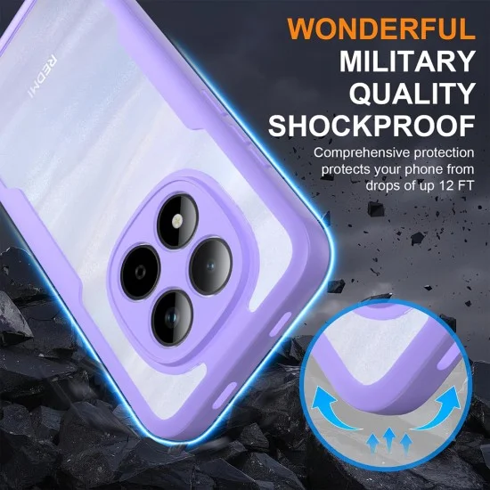 Калъф за телефон за Samsung Galaxy S26 FE ColorVerse 360 Series с протектор за дисплей - Techsuit - Лилав