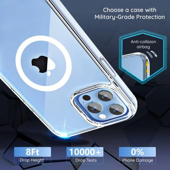 Калъф за телефон за Samsung Galaxy S26 FE MagSafe Pro - Techsuit - Черен