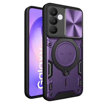 Калъф за телефон за Samsung Galaxy S26 FE / S25 FE CamGuard Pro - Techsuit - Лилав