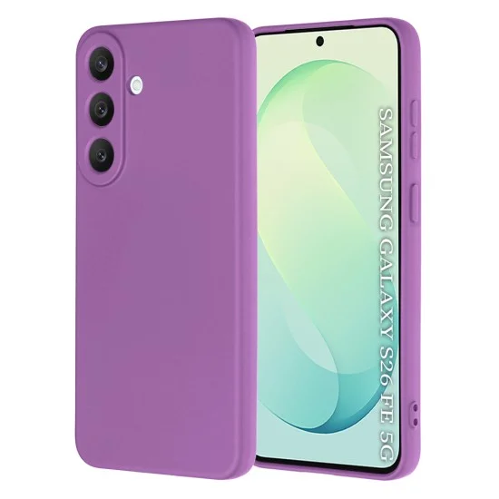 Калъф за телефон за Samsung Galaxy S26 FE / S25 FE SoftFlex - Techsuit - Лилав