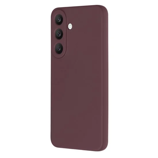 Калъф за телефон за Samsung Galaxy S26 FE / S25 FE SoftFlex - Techsuit - Сливовочервен