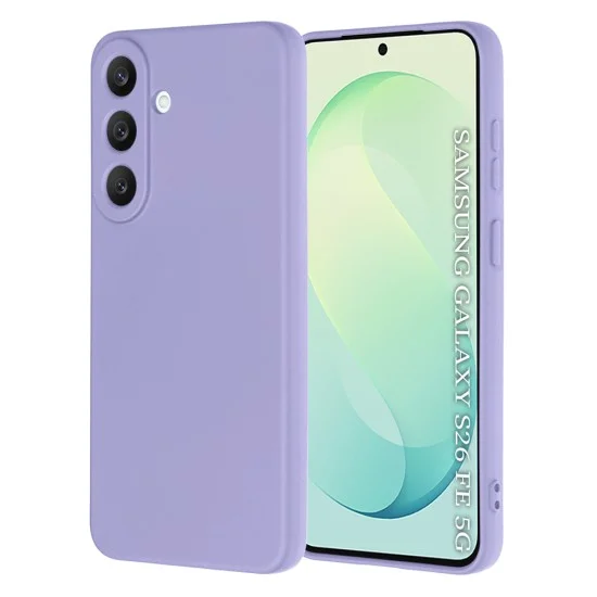 Калъф за телефон за Samsung Galaxy S26 FE / S25 FE SoftFlex - Techsuit - Светлолилав