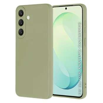 Калъф за телефон за Samsung Galaxy S26 FE / S25 FE SoftFlex - Techsuit - Зелен матча