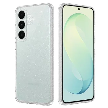 Калъф за телефон за Samsung Galaxy S26 FE / S25 FE SparkleSkin Series - Techsuit - Прозрачен