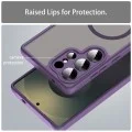 Калъф за телефон за Samsung Galaxy S26 Ultra HaloFrost II MagSafe с индивидуални отвори за камерите - Techsuit - Лилав