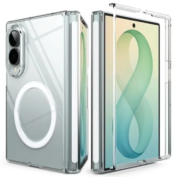 Калъф за телефон за Samsung Galaxy Z Fold8 Fusion Air Flap MagSafe - Ringke - Прозрачен