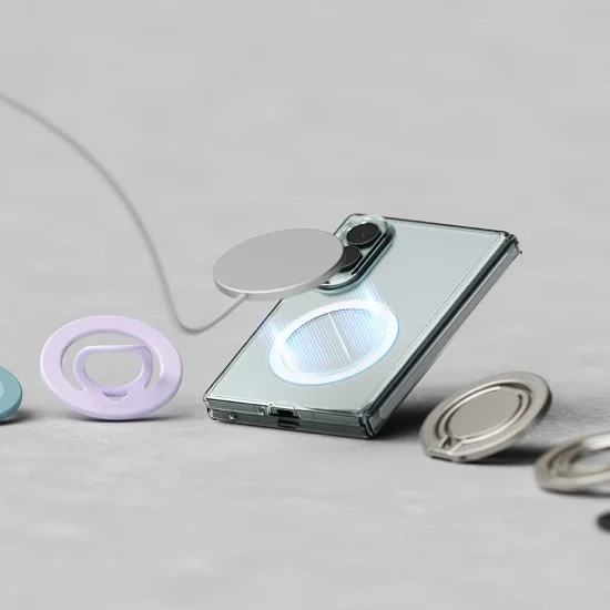 Калъф за телефон за Samsung Galaxy Z Fold8 Fusion Air Flap MagSafe - Ringke - Прозрачен