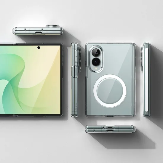 Калъф за телефон за Samsung Galaxy Z Fold8 Fusion Air Flap MagSafe - Ringke - Прозрачен