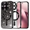 Калъф за телефон за Xiaomi 17T Luxury Glitter MagSafe - Techsuit - Черен