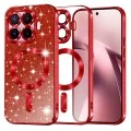 Калъф за телефон за Xiaomi 17T Luxury Glitter MagSafe - Techsuit - Червен