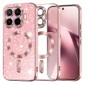 Калъф за телефон за Xiaomi 17T Luxury Glitter MagSafe - Techsuit - Розово злато