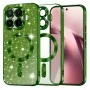 Калъф за телефон за Xiaomi 17T Luxury Glitter MagSafe - Techsuit - Тъмнозелен