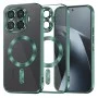 Калъф за телефон за Xiaomi 17T Pro Luxury Crystal MagSafe - Techsuit - Тъмнозелен