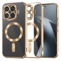 Калъф за телефон за Xiaomi 17T Pro Luxury Crystal MagSafe - Techsuit - Златист