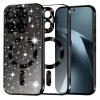 Калъф за телефон за Xiaomi 17T Pro Luxury Glitter MagSafe - Techsuit - Черен
