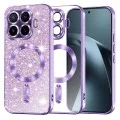 Калъф за телефон за Xiaomi 17T Pro Luxury Glitter MagSafe - Techsuit - Светлолилав
