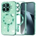 Калъф за телефон за Xiaomi 17T Pro Luxury Glitter MagSafe - Techsuit - Светлозелен