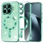 Калъф за телефон за Xiaomi 17T Pro Luxury Glitter MagSafe - Techsuit - Светлозелен