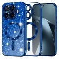 Калъф за телефон за Xiaomi 17T Pro Luxury Glitter MagSafe - Techsuit - Тъмносин