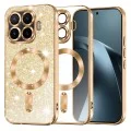 Калъф за телефон за Xiaomi 17T Pro Luxury Glitter MagSafe - Techsuit - Златист